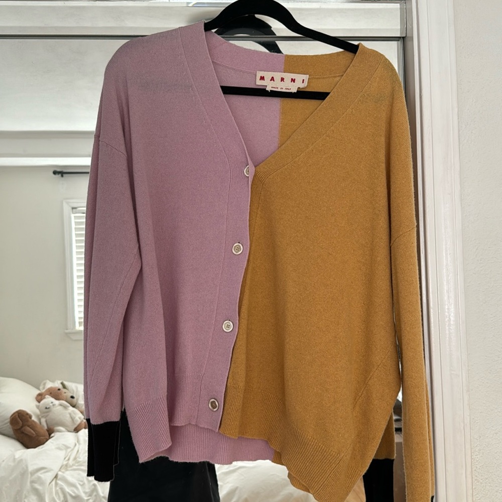 Marni Colorblock Cardigan